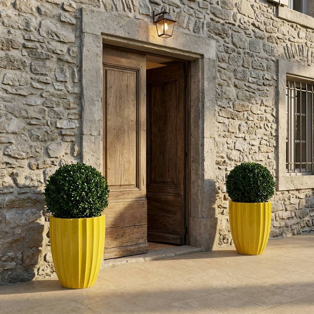Pot HUGO 36x50cm jaune - Image 5