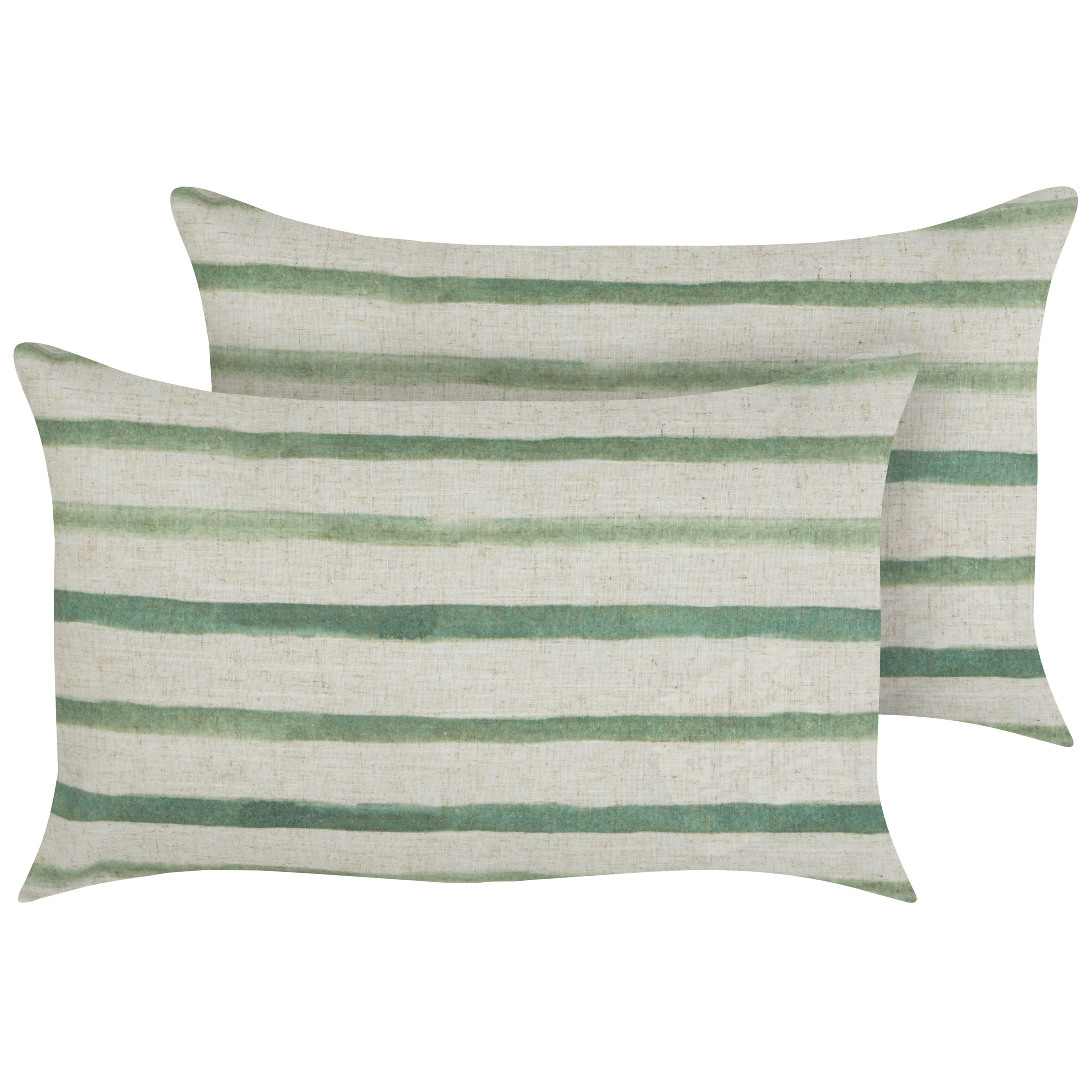 Coussin décoratif Polyester Vert KAFRA - Beliani - Imagen 1
