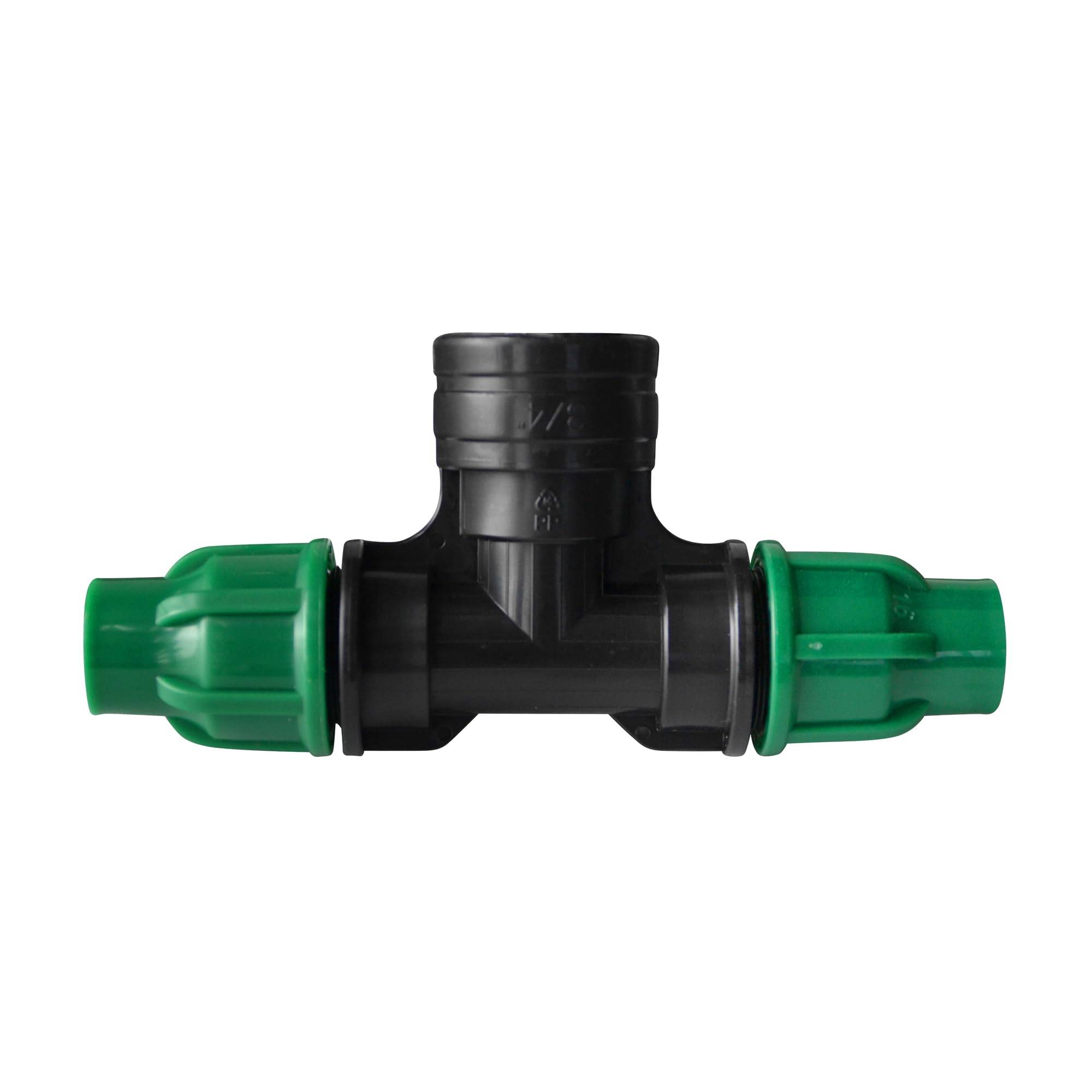 Jardibric - Jardibric - Conector en T para Manguera de Riego Ø 16 mm - Salida Hembra 20x27 - Derivación de la Red - Imagen 1