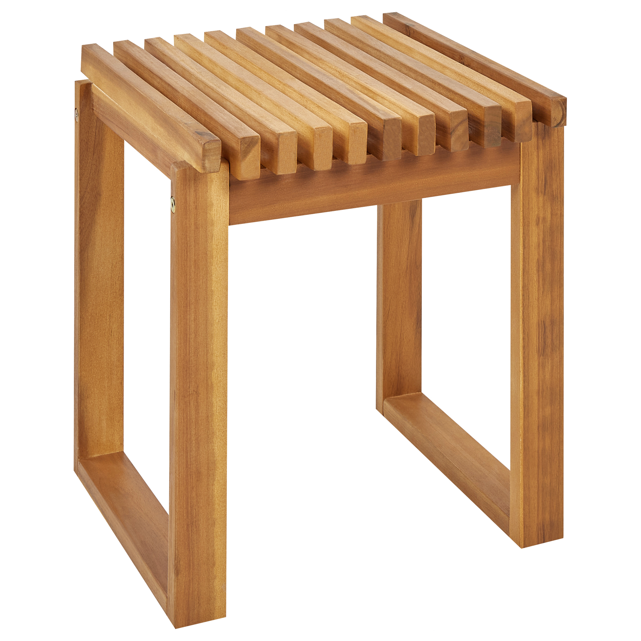 Table d'appoint, 2 Personnes Acacia Marron BELLANO - Beliani - Image 1
