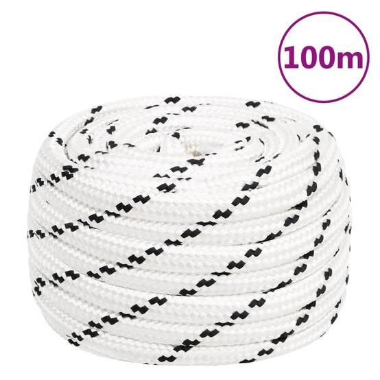Corde de travail Blanc 18 mm 100 m Polyester Maison Chic - Image 2