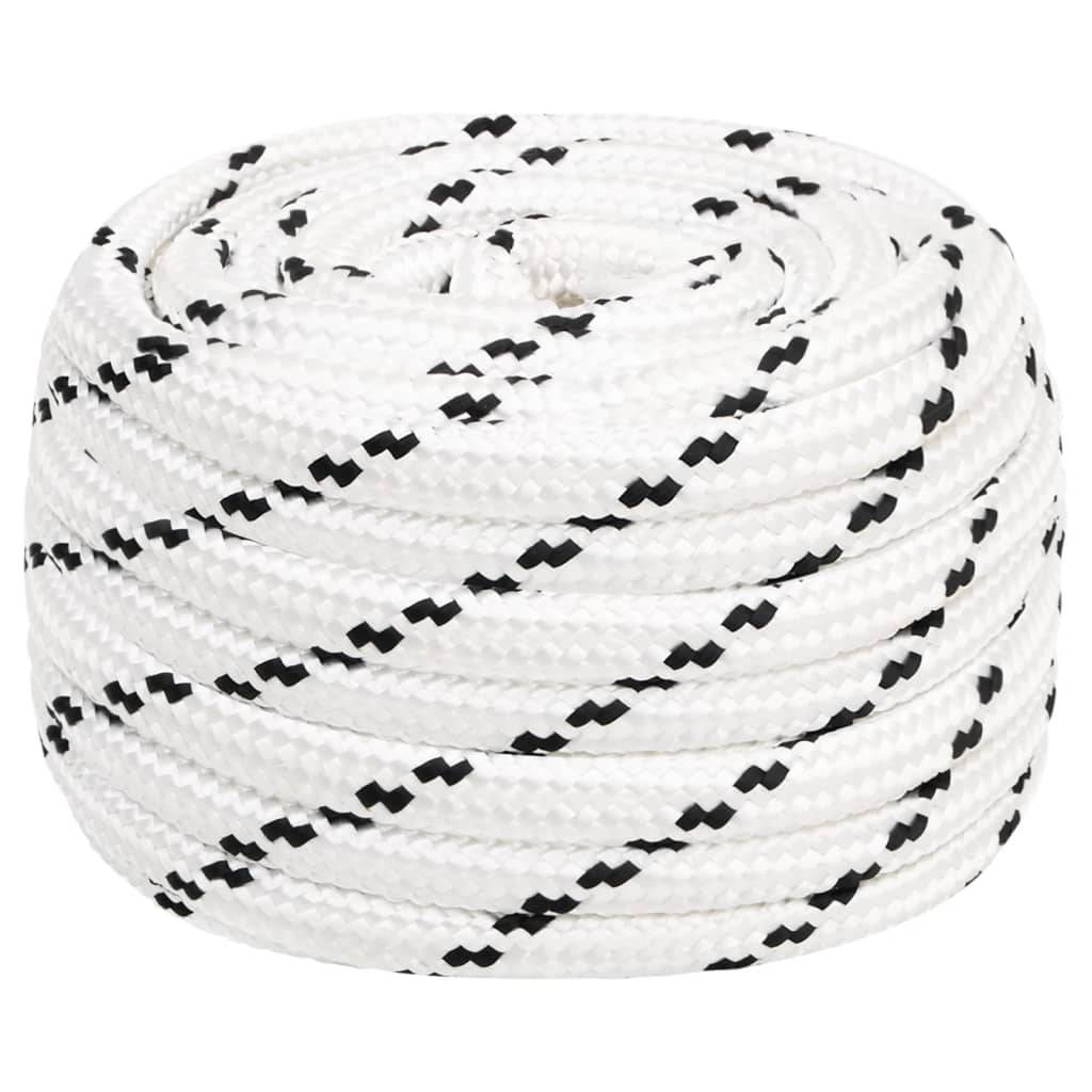 Corde de travail Blanc 18 mm 100 m Polyester Maison Chic - Image 1