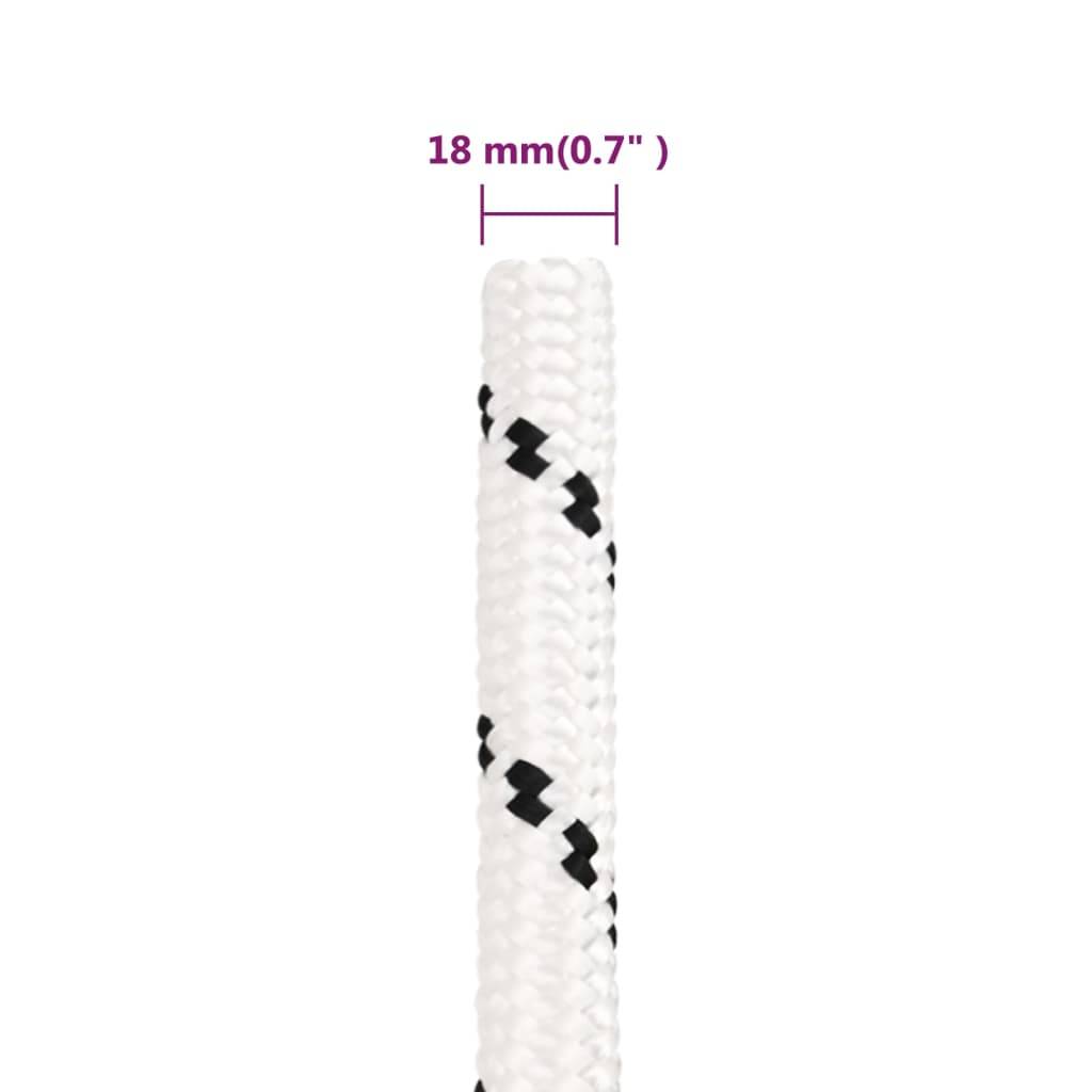 Corde de travail Blanc 18 mm 100 m Polyester Maison Chic - Image 6