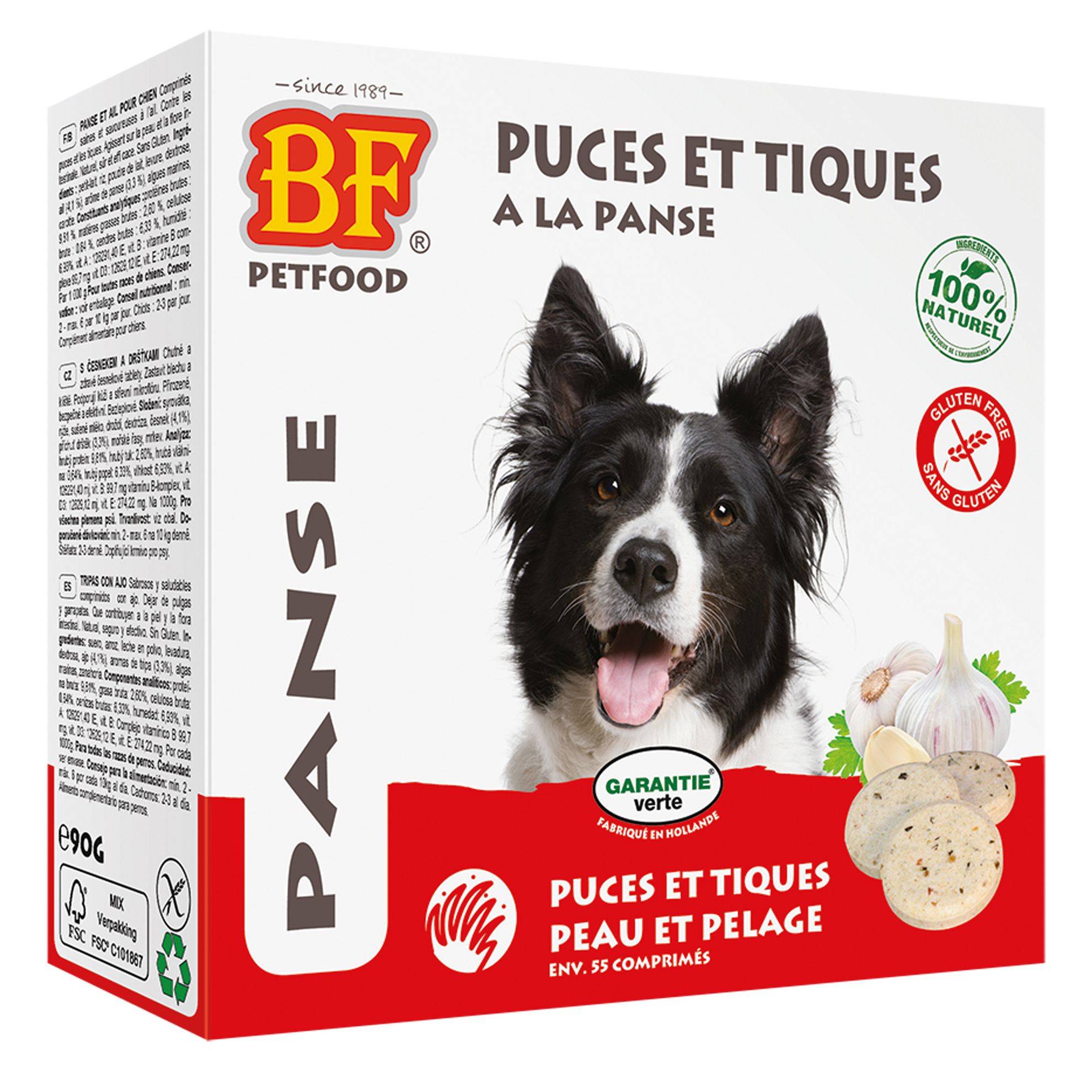 Friandises "puces et tiques" à la panse Biofood BIOFOOD
