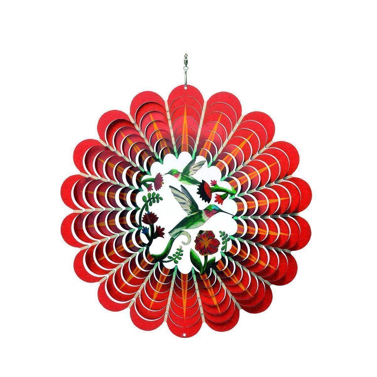 Mobile à vent Colibris 3D Colibris Spin-Art Spinners - Imagen 1