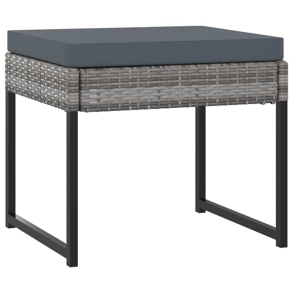 Vidaxl - Ensemble à manger de jardin coussins 13 pcs Résine tressée Gris vidaXL 313102 - Imagen 8