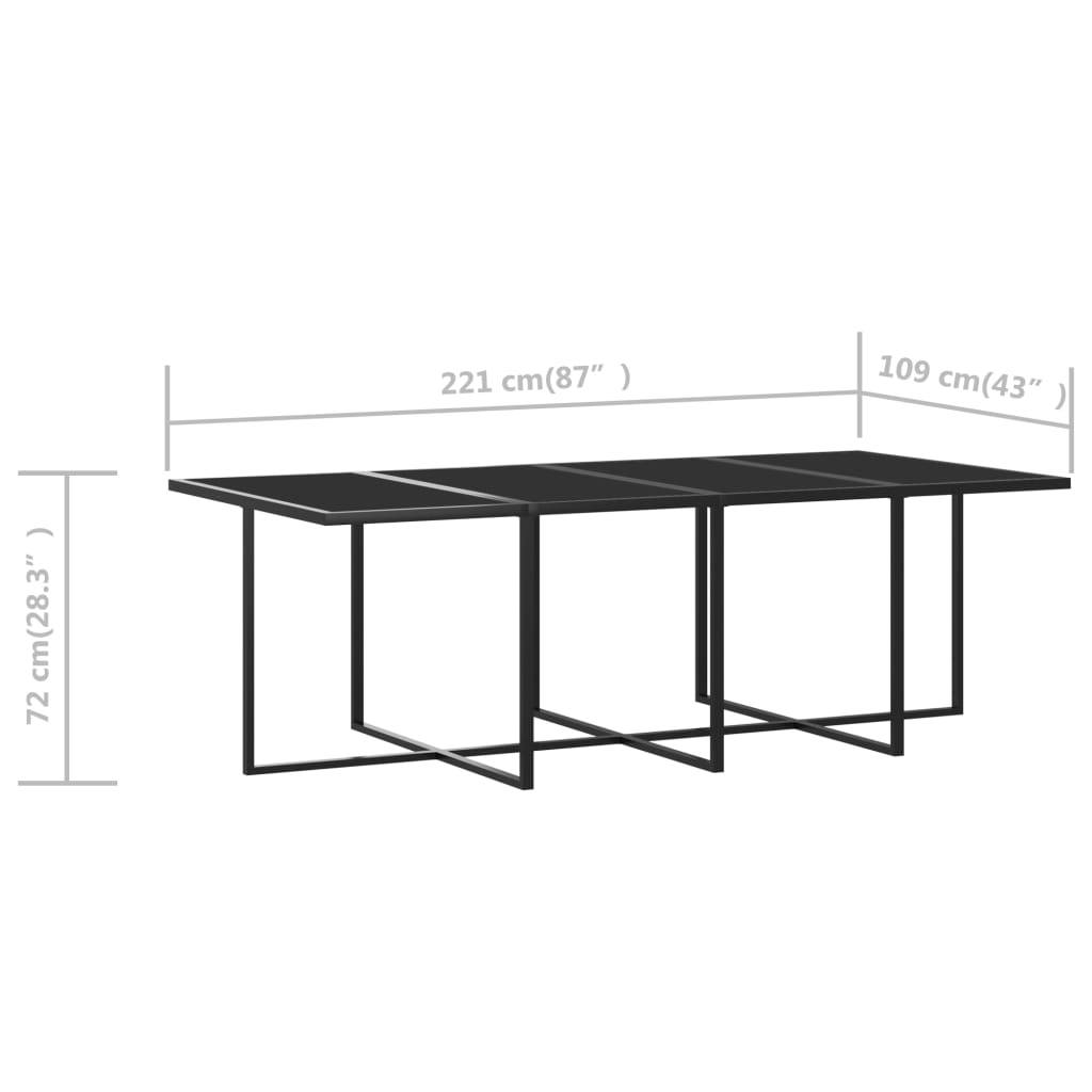 Vidaxl - Ensemble à manger de jardin coussins 13 pcs Résine tressée Gris vidaXL 313102 - Imagen 3