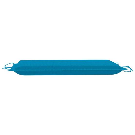 Transat jardin bois acacia massif piscine relaxation pliable coussin bleu - ComfortXL Outdoor Living - Image 8