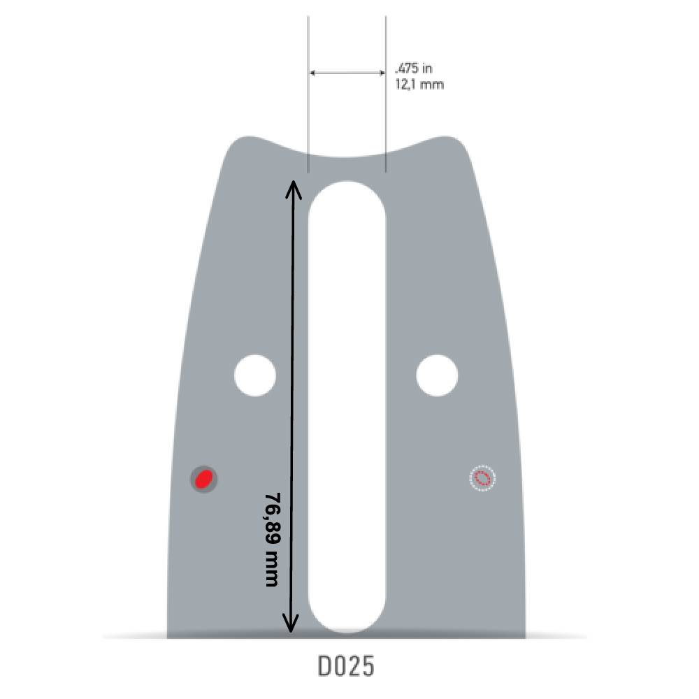 Oregon - Guide chaîne 40 cm, pas .325", jauge 1,6mm, 67 maillons Advancecut™ - OREGON 163SFGD025 - Image 2