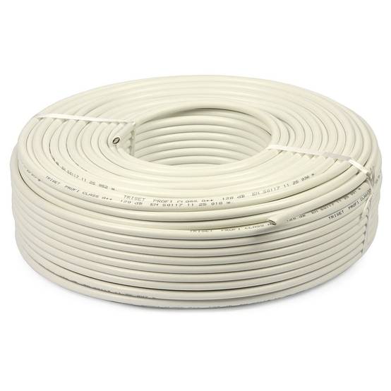 Sans Marque - Câble électrique blanc 3G2.5 mm en rouleau de 50 mètres - Image 1