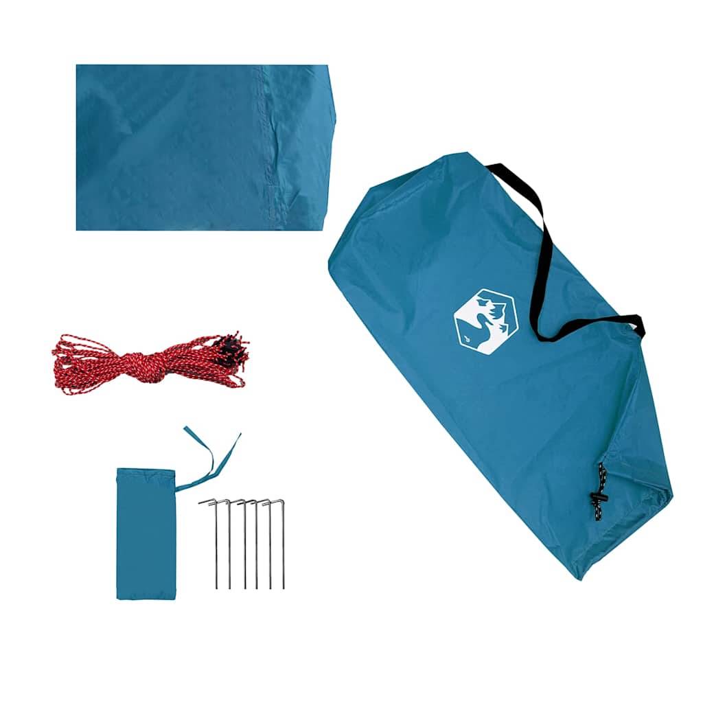 Tarp de Bivouac Polyester Imperméable Léger Abri de Pluie Polyvalent Bleu 300x294 cm – ComfortXL Outdoor Living - Imagen 7