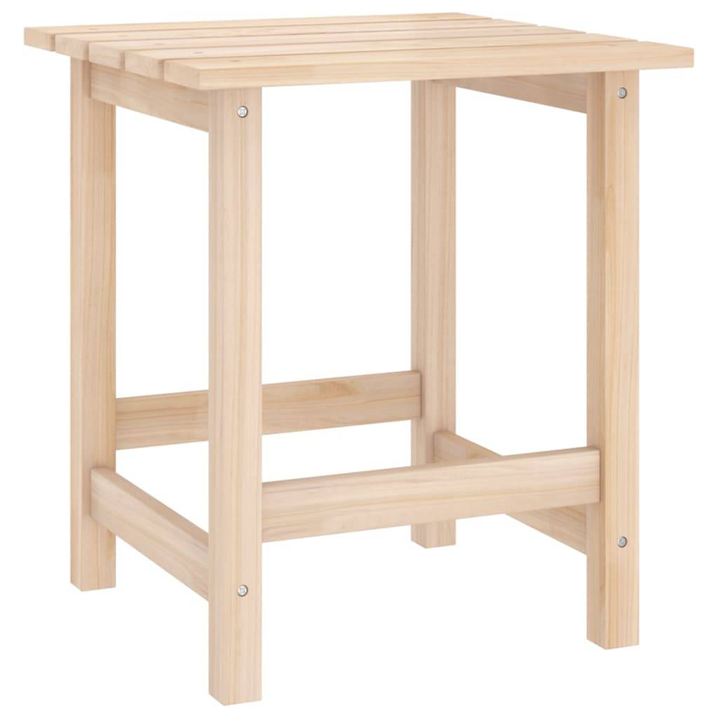 Chaise Longue Adirondack Bois de Sapin avec Repose-pieds et Table Naturel – ComfortXL Outdoor Living - Image 4