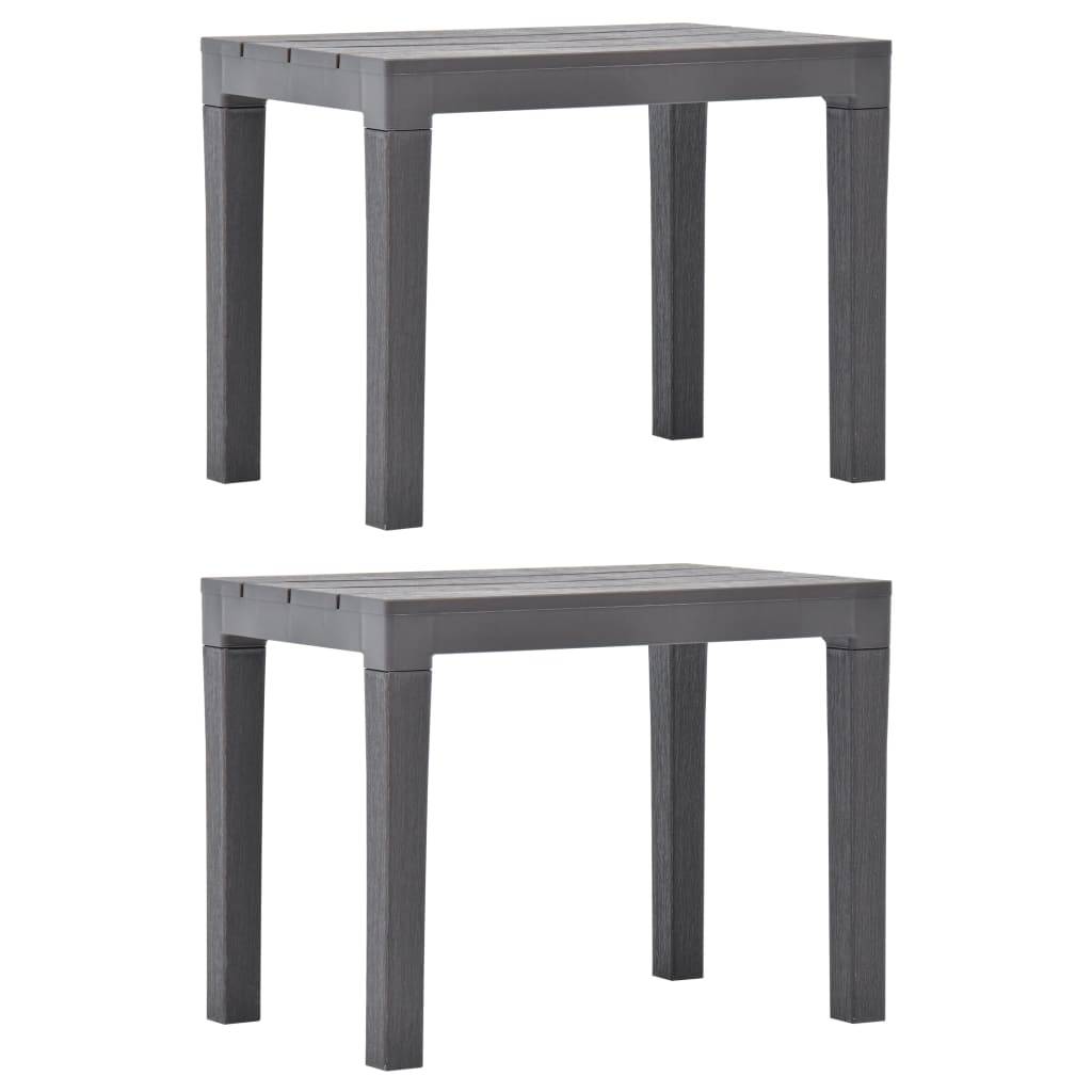 Maison Chic - Lot de 2 Bancs de jardin - Bancs d'extérieur - Banquettes Plastique - Image 1