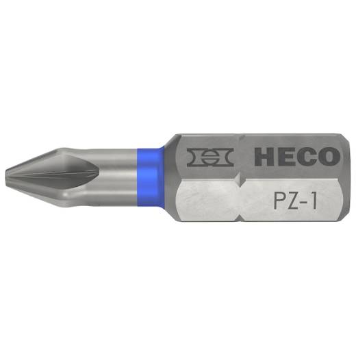 Embouts Pozi-Drive HECO PZD-1 code Bleu - Boite de 10 - 57104