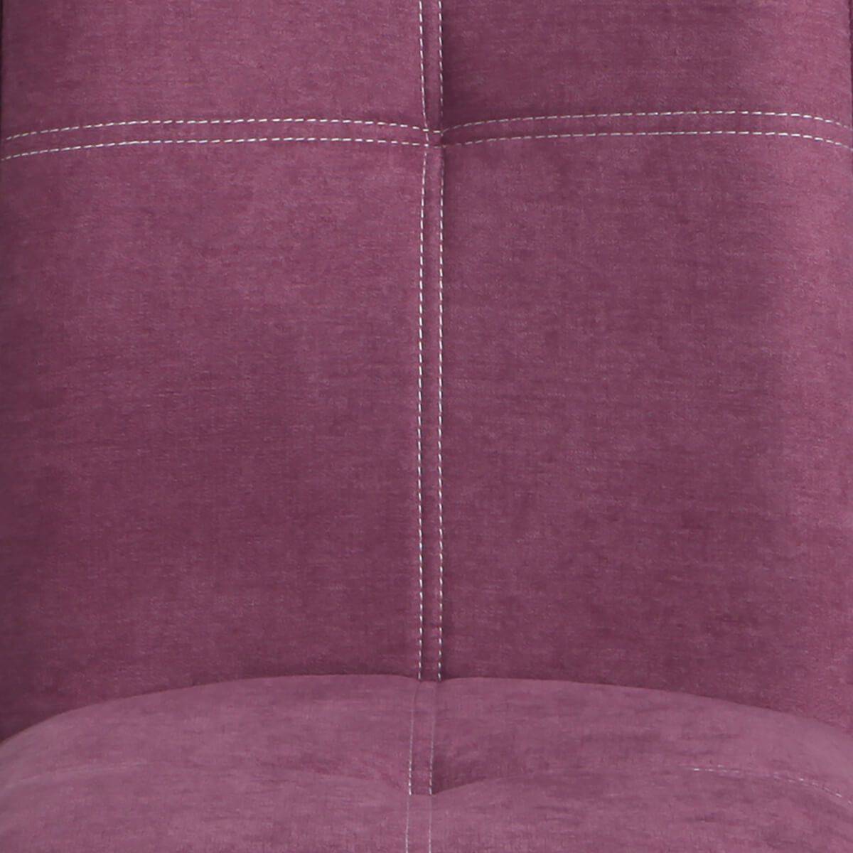 Lot de 2 Chaises Tissu Coloris Violet - BISPO - Image 8