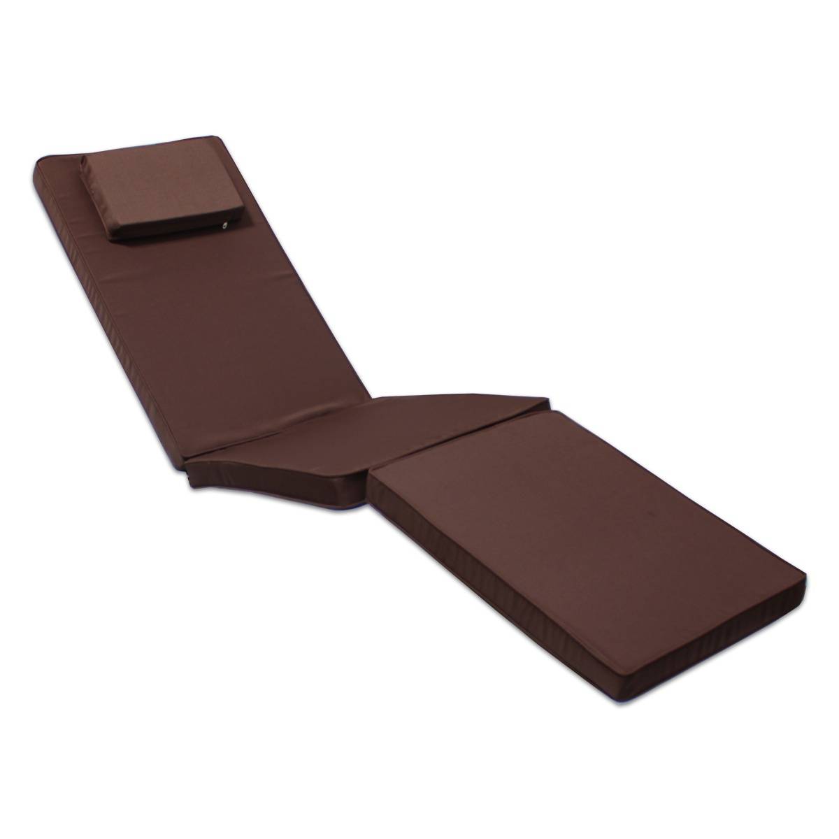 Matelas Chocolat pour Chaise longue - TECK'Attitude - Image 1