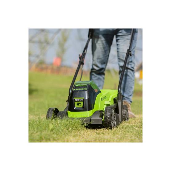 Greenworks - Tondeuse + Coupe-bordure 24V GREENWORKS - Batterie 4,0Ah - Chargeur - GD24LM33LT25K4 - Image 3