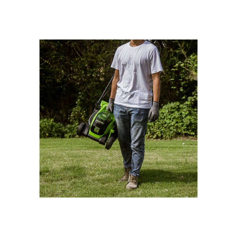 Greenworks - Tondeuse + Coupe-bordure 24V GREENWORKS - Batterie 4,0Ah - Chargeur - GD24LM33LT25K4 - Image 4
