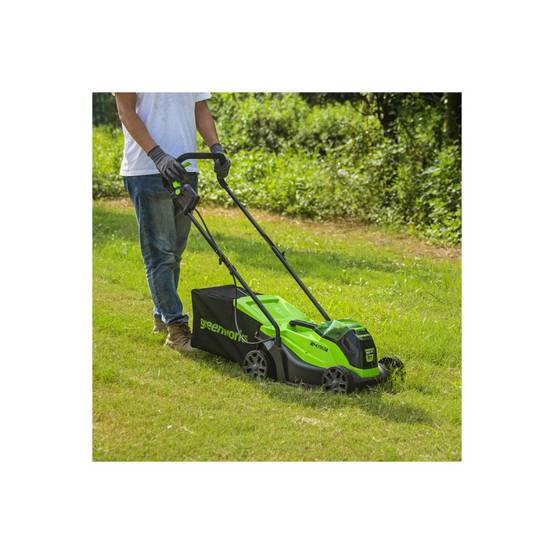 Greenworks - Tondeuse + Coupe-bordure 24V GREENWORKS - Batterie 4,0Ah - Chargeur - GD24LM33LT25K4 - Image 5