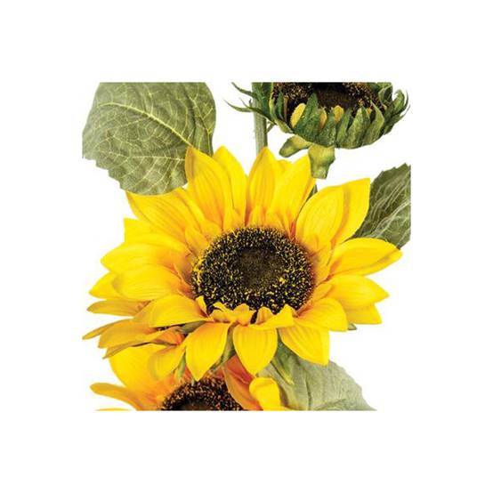 Fleur Artificielle "Tournesol" 80cm Jaune - Image 3