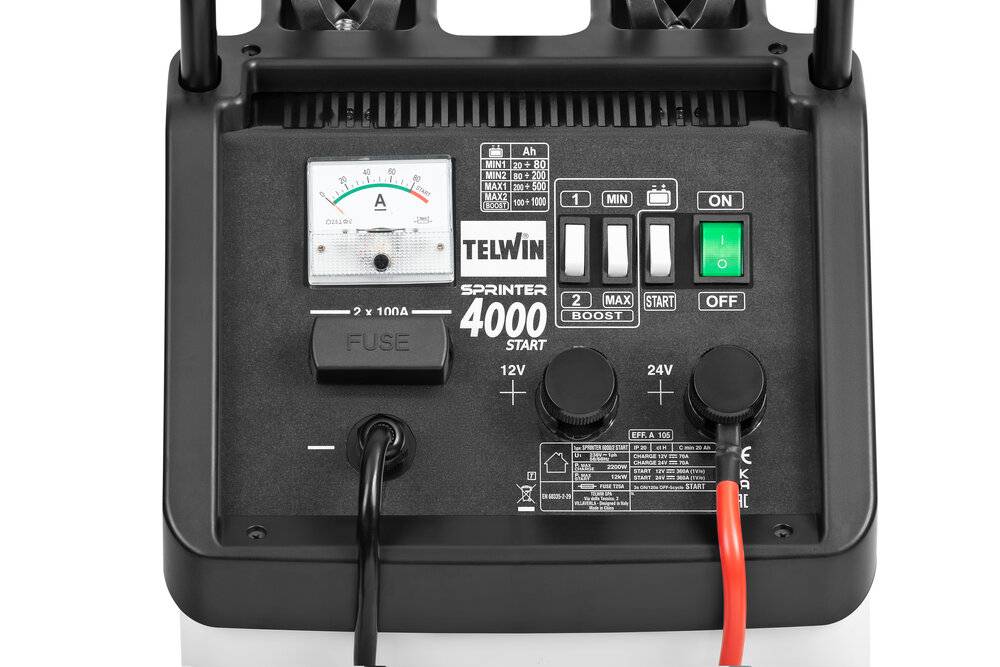 Chargeur de Batterie Sprinter 4000 Start - 230V - 12-24V - TELWIN - 829491 - Imagen 5