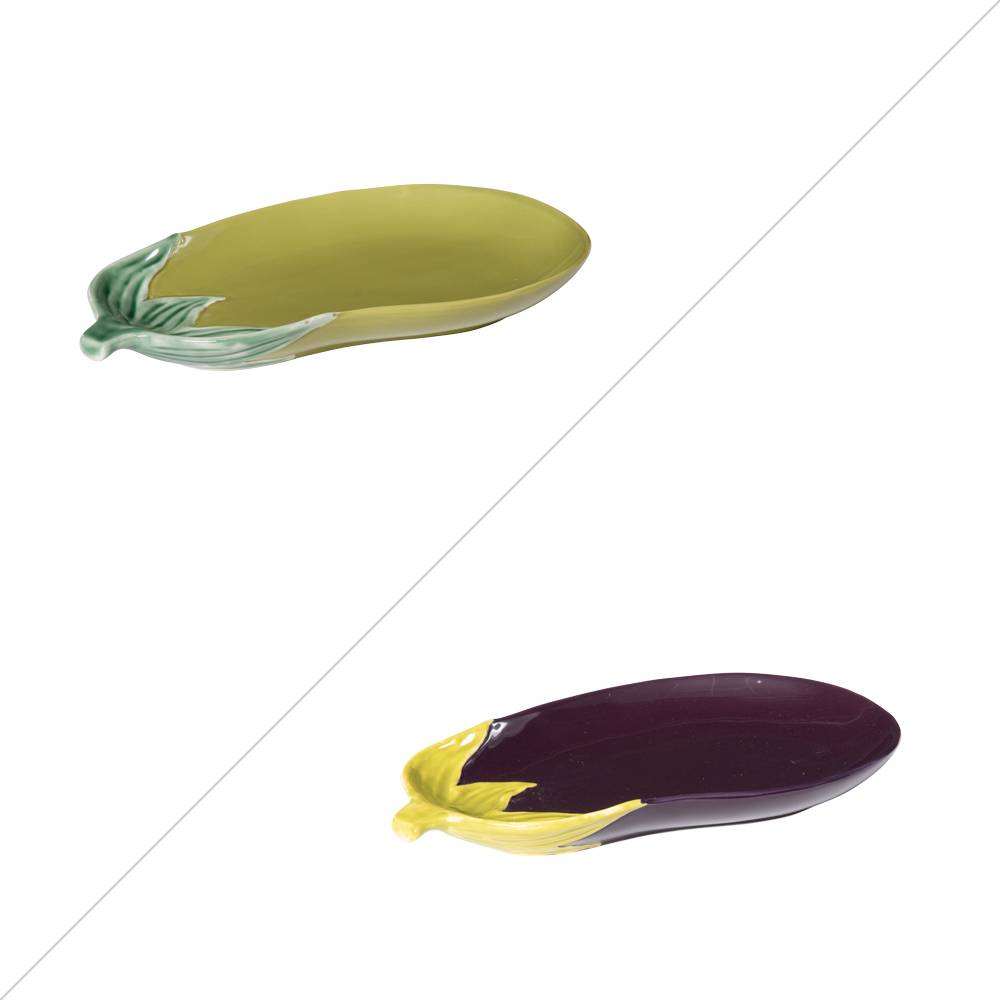 Plat Aubergine 30x18 cm (1 modèle aléatoire) - Image 2