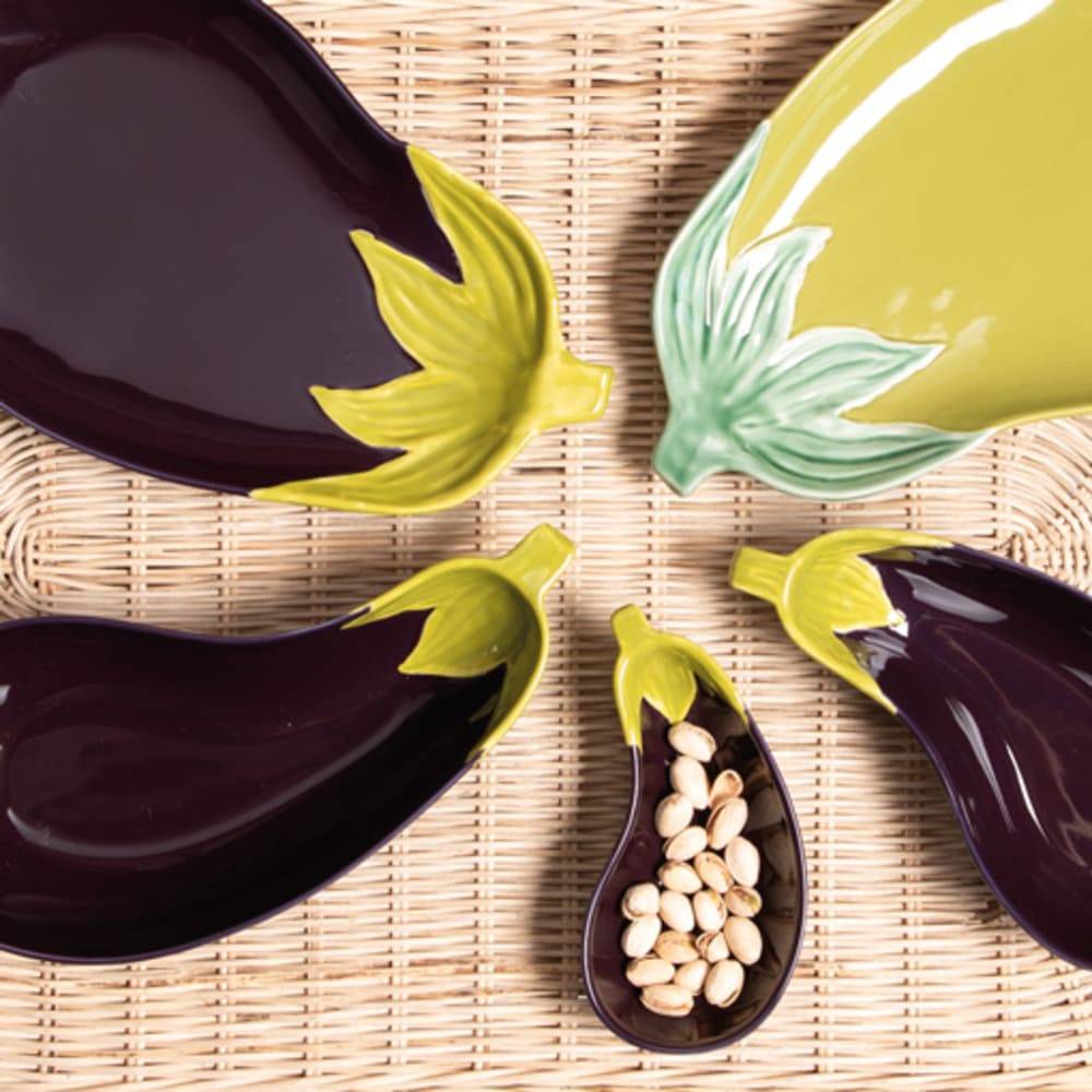 Plat Aubergine 30x18 cm (1 modèle aléatoire) - Image 3