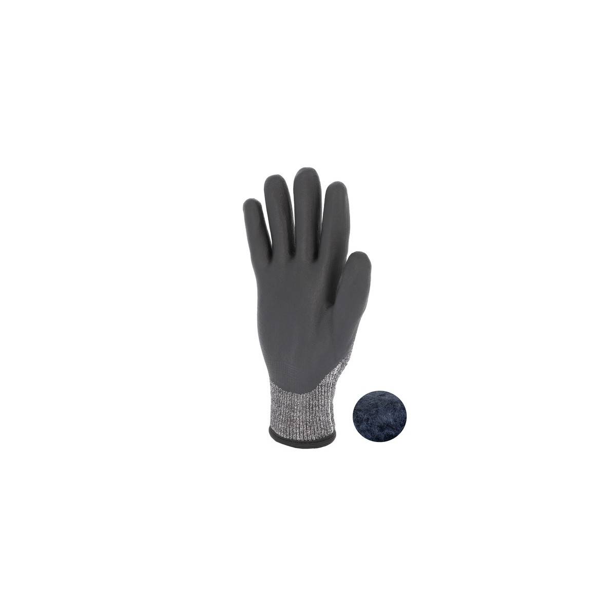 Gant Anti coupure Anti Froid SINGER taille 9 support tricote enduit nitrile fibres haute tenacite - Imagen 6