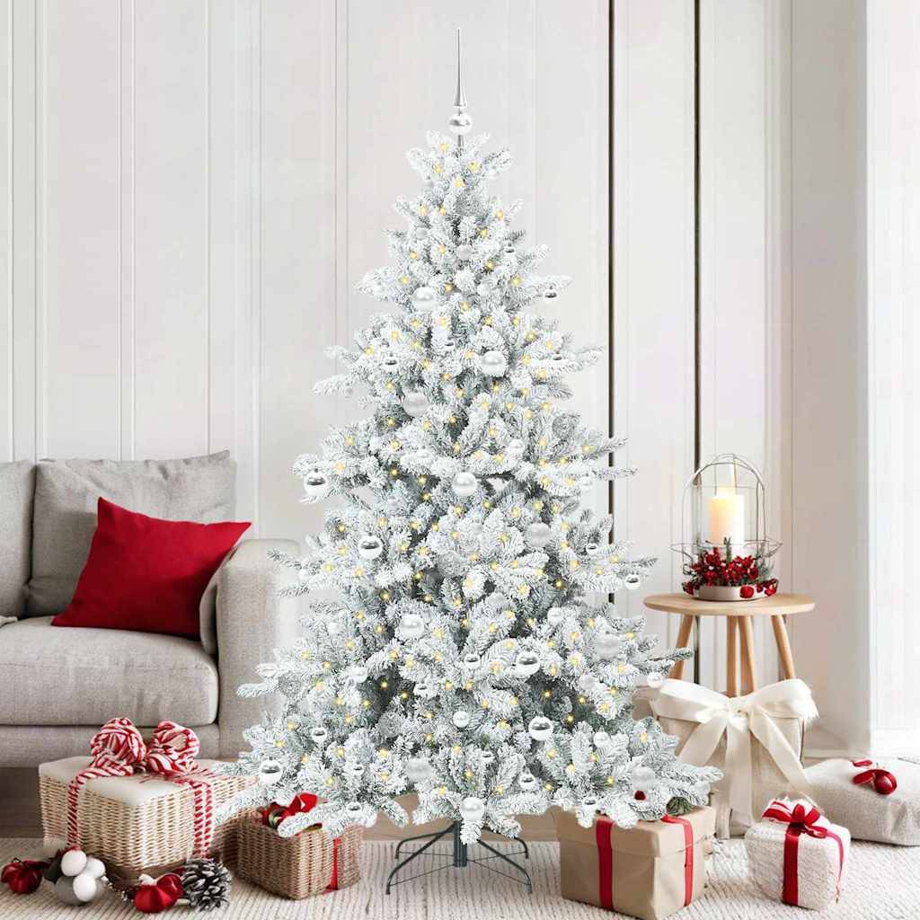 Vidaxl - Sapin de Noël Artificiel à Branches Articulées Blanc 180 cm vidaXL 3397723 - Image 1