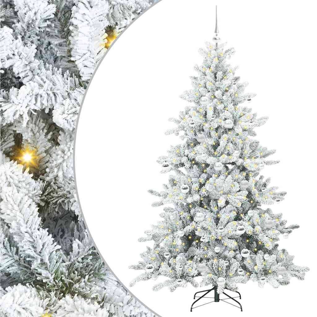 Vidaxl - Sapin de Noël Artificiel à Branches Articulées Blanc 180 cm vidaXL 3397723 - Image 2