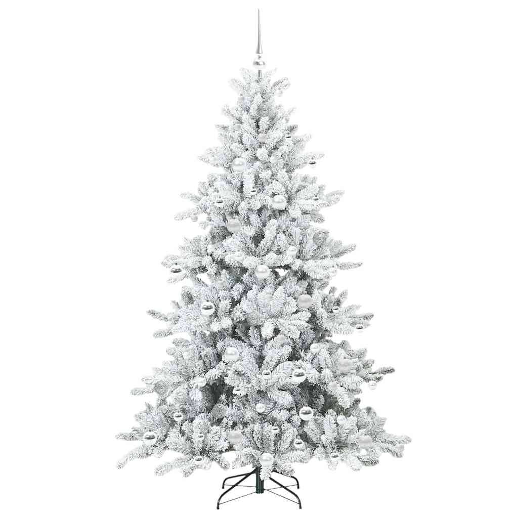 Vidaxl - Sapin de Noël Artificiel à Branches Articulées Blanc 180 cm vidaXL 3397723 - Image 5