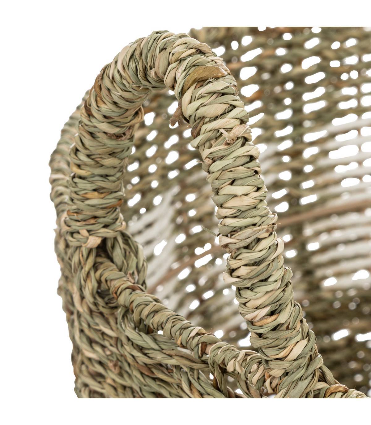Lot de 2 Grands Paniers de rangement Bicolore D 50 et D 40 cm - Imagen 2