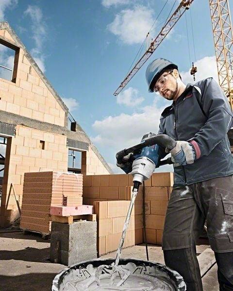 Bosch Professional - Malaxeur 1 vitesse BOSCH GRW 12 E - 1200 W - 06011A7000 - Imagen 3