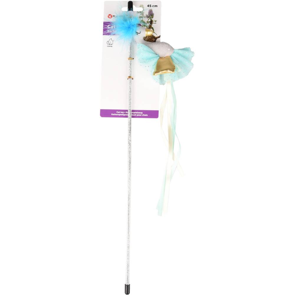 Flamingo - Canne à pêche  Barbarina bleu 45 cm. jouet pour chat. - Imagen 2