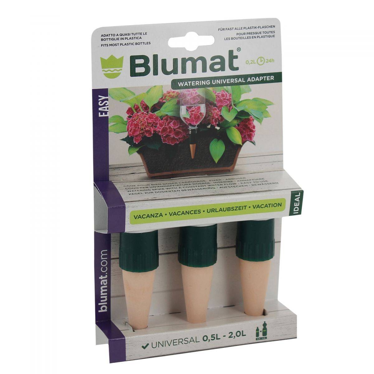 Carottes BLUMAT EASY x 3 pour bouteille d'eau - Image 1