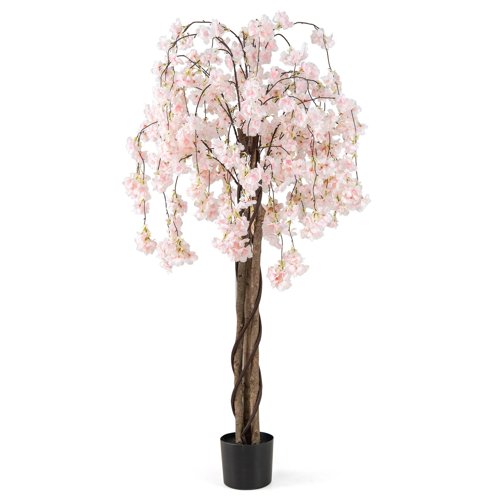 Arnusa Cerisier En Fleurs Artificiel Blanc 160 Cm – Arbre Japonais Élégant, Idéal Intérieur & Déco Mariage