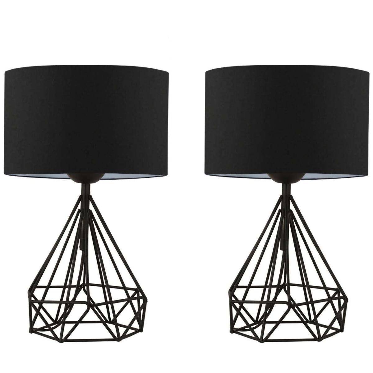 Hanah Home - Lampe à poser en métal Loc (Lot de 2) - Imagen 1