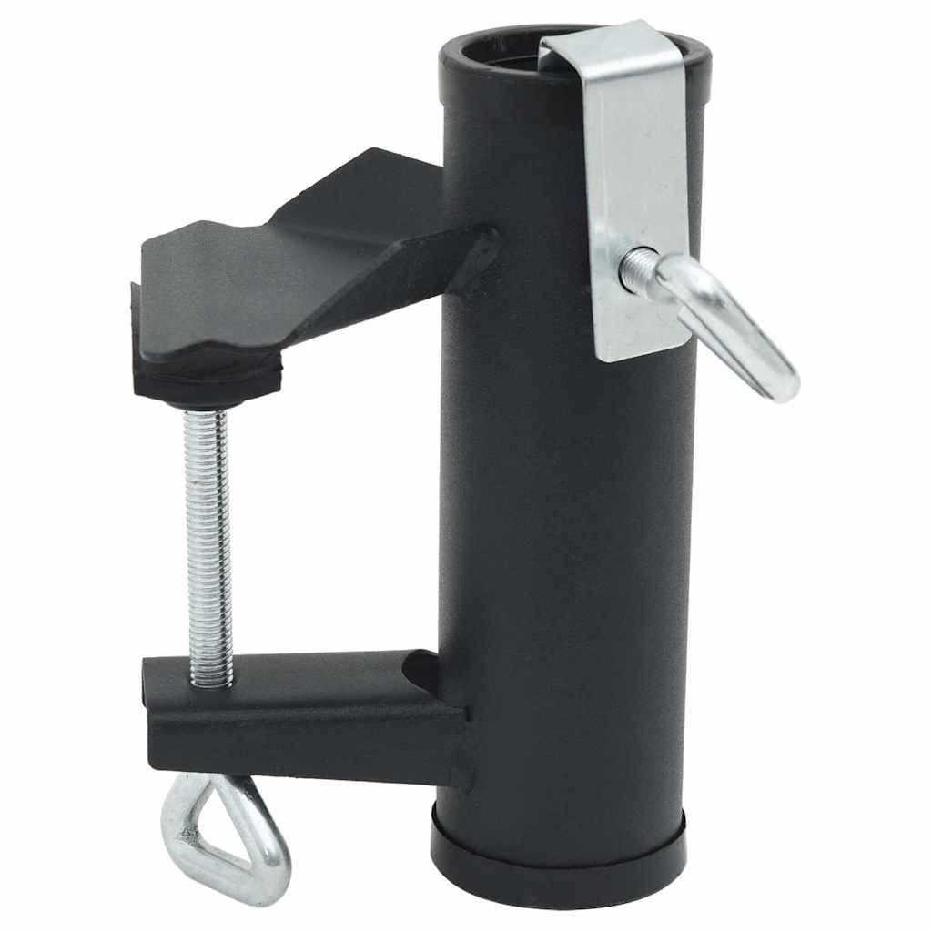 Vidaxl - Pinces à parasol pour balcon 2 pcs 25-38 mm acier vidaXL 4003383 - Image 2