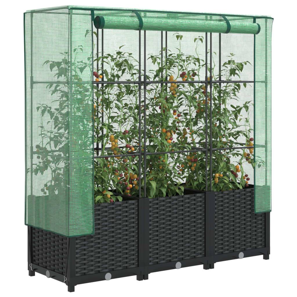 Jardiniere plastique  Iro Naturel  120 X 40 X 38 cm  1-personnes - P95098N - Image 1