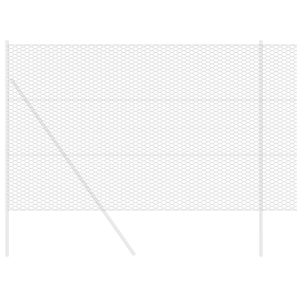 Clôture hexagonale PVC Gris 50 x 1,6 m, Poids :16.4kg - PANGIVO - Image 3