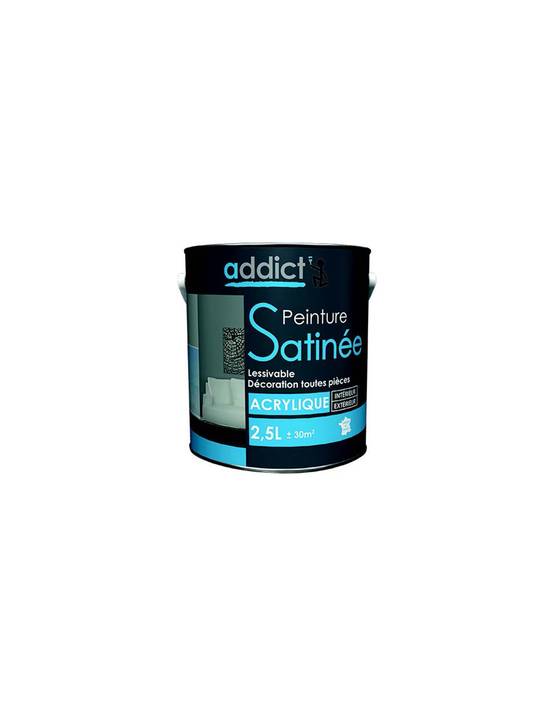 Peinture Acrylique Satin 2.5 Litres Manganese - Addict - Image 1