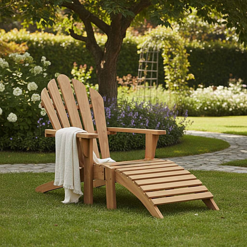 Adirondack en teck massif - TECK'Attitude - Imagen 7