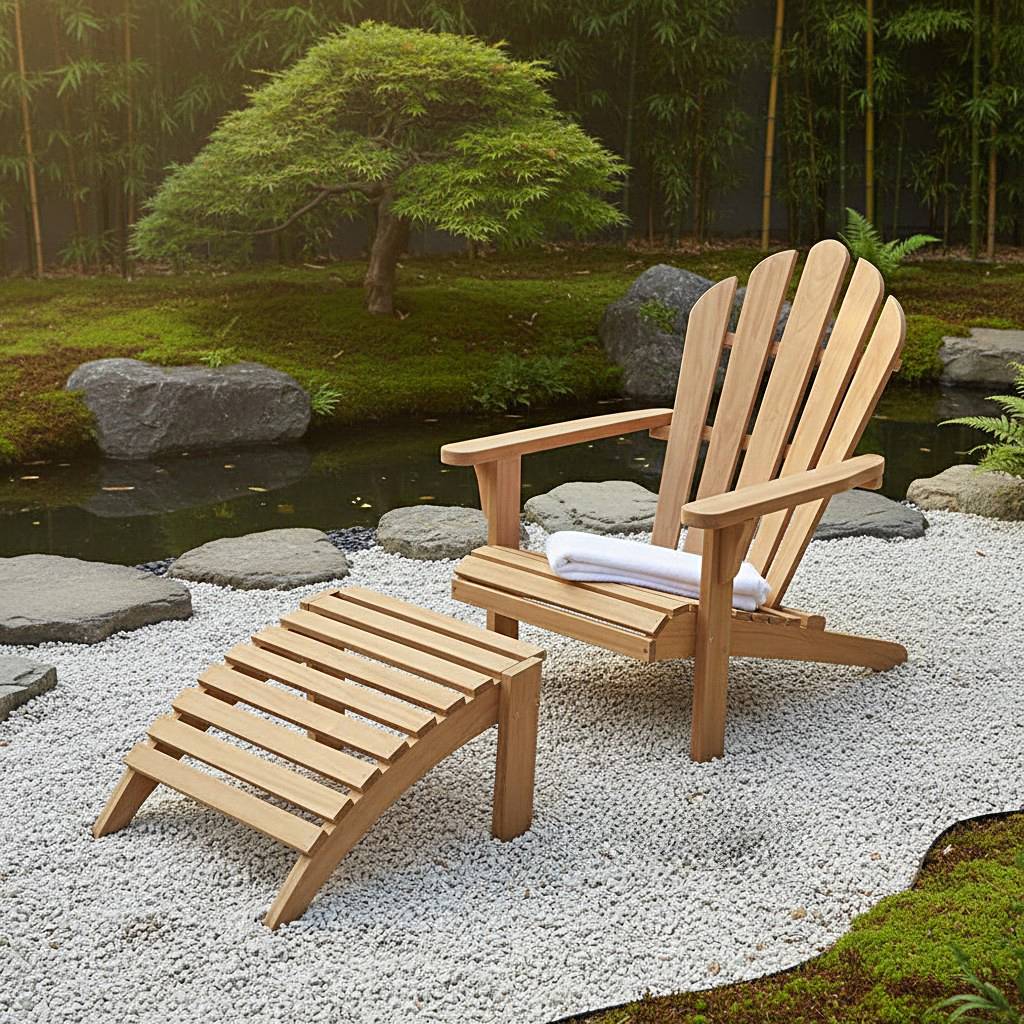 Adirondack en teck massif - TECK'Attitude - Imagen 3