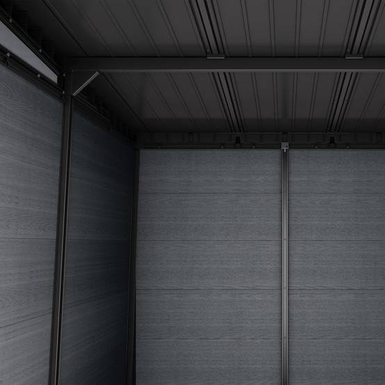 Keter - Abri de jardin Newton Plus 7515 - 10 m² - Gris Aspect bois - KETER - Image 2