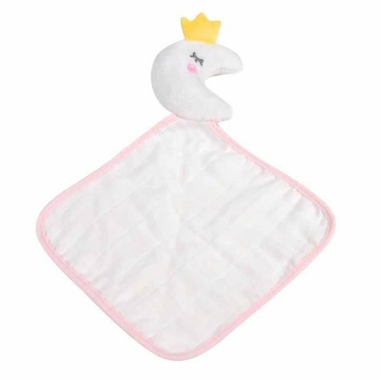 Doudou avec Lange "Lune" 18cm Rose - Image 1