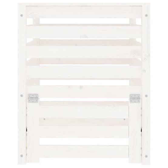 Composteur bois de pin blanc 63.5 x 63.5 x 77.5 cm - PANGIVO - Image 5