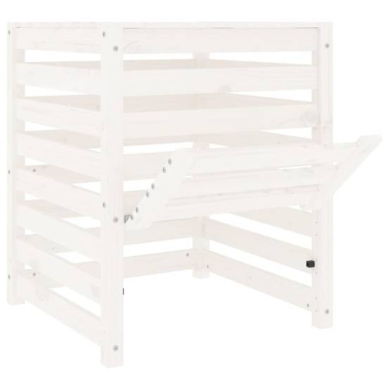 Composteur bois de pin blanc 63.5 x 63.5 x 77.5 cm - PANGIVO - Image 6
