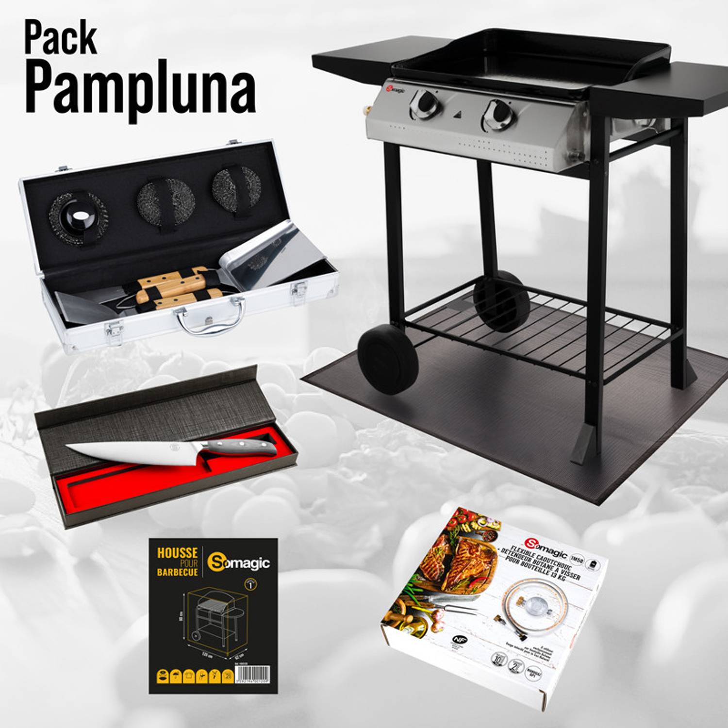 Somagic - Pack plancha gaz Pampluna - SOMAGIC - Image 1