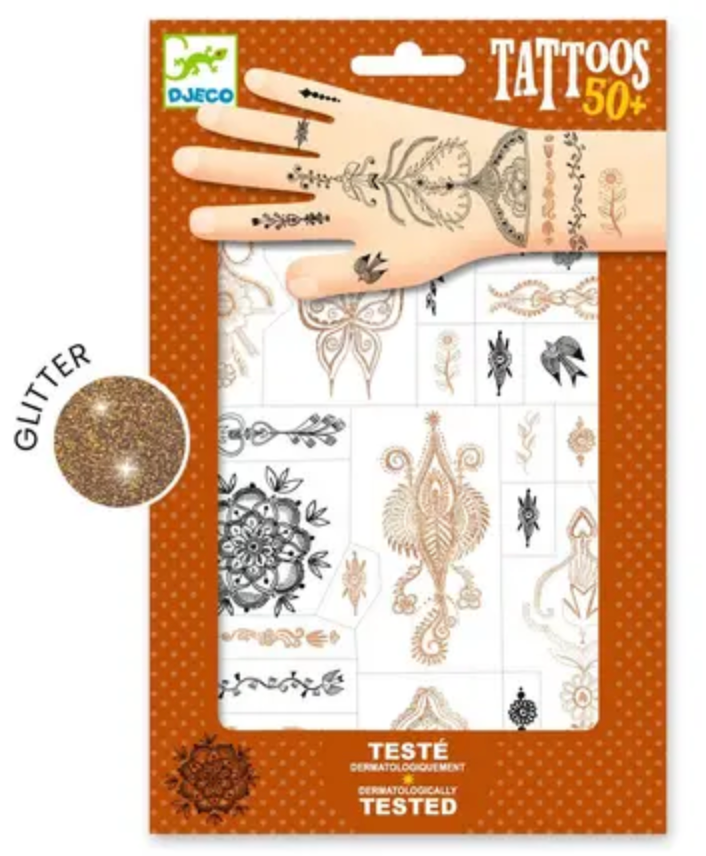 Stickers tatouages Djeco - Souffle d'Orient