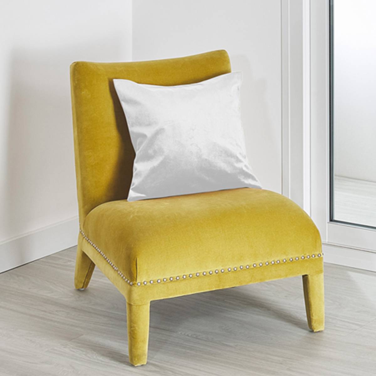 Home Maison - Coussin déhoussable en suédine colorée - HOME MAISON